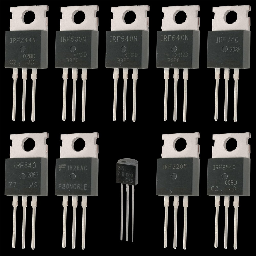 EEEEE 10 Values 70 Pcs Logic Level PMOS NMOS Kit MOSFET Transistor Assortment...