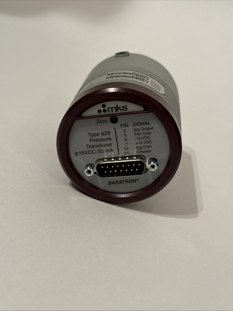 MKS Baratron Capacitance 10 Torr Manometer VCR 1/2”