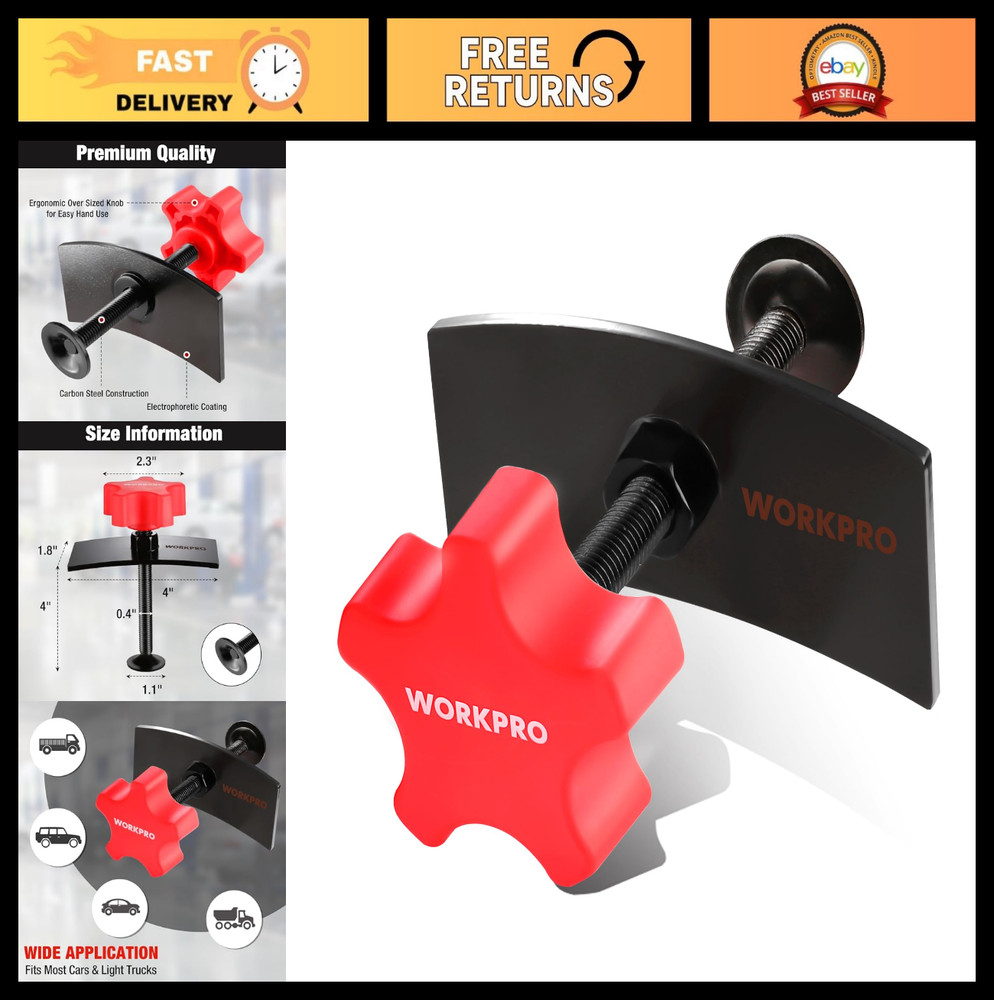 Brake Pad Spreader Tool, Disc Brake Caliper Compressor, 360° Swivel Piston Tool