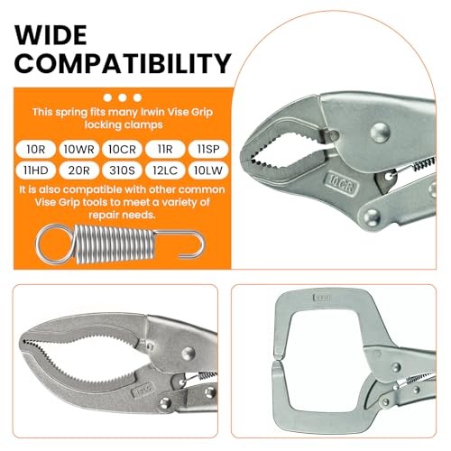 Pcs 4008 Spring Clamps, Vise Grip Replacement Parts, Spring Locking Tool 10