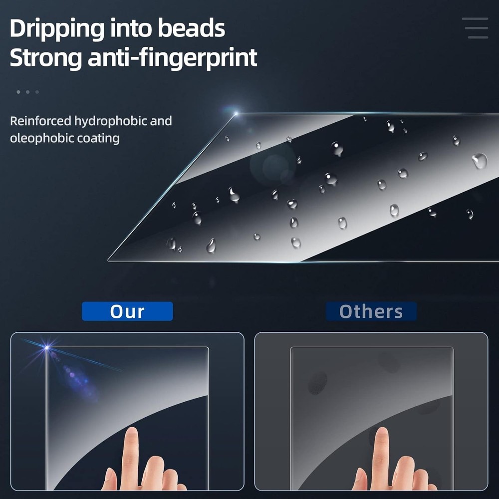 Ultra Thin 2 Pack Steam Deck Screen Protectors - Waterproof & Scratch Resistant