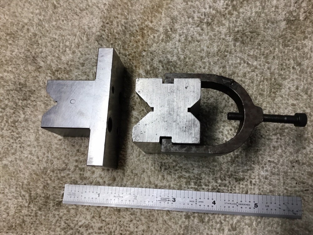 Machinist V Block And Clamp