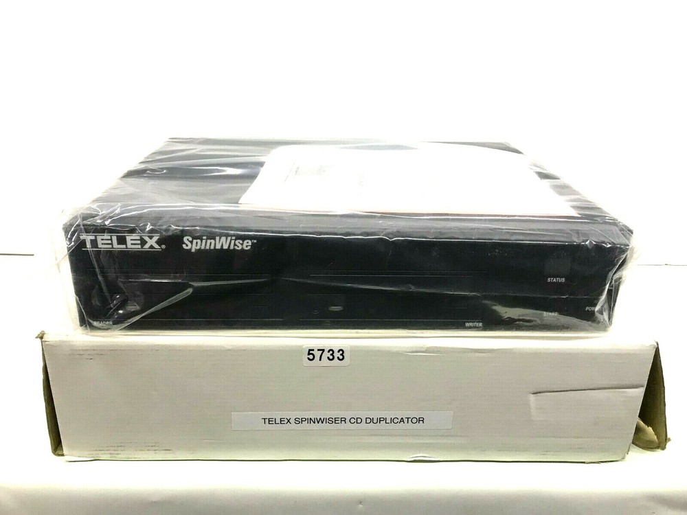 TELEX SPINWISE CD DUPLICATOR WITH POWER CORD #5733 (ONE)