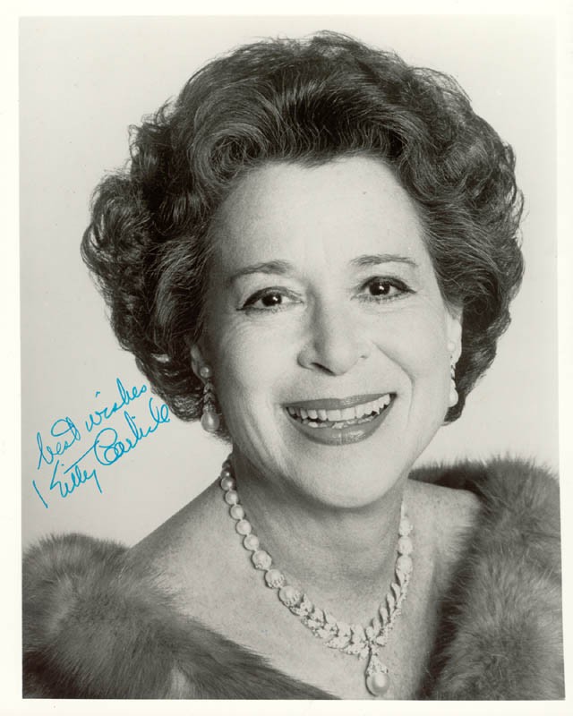 KITTY CARLISLE - PHOTOGRAPH SIGNED