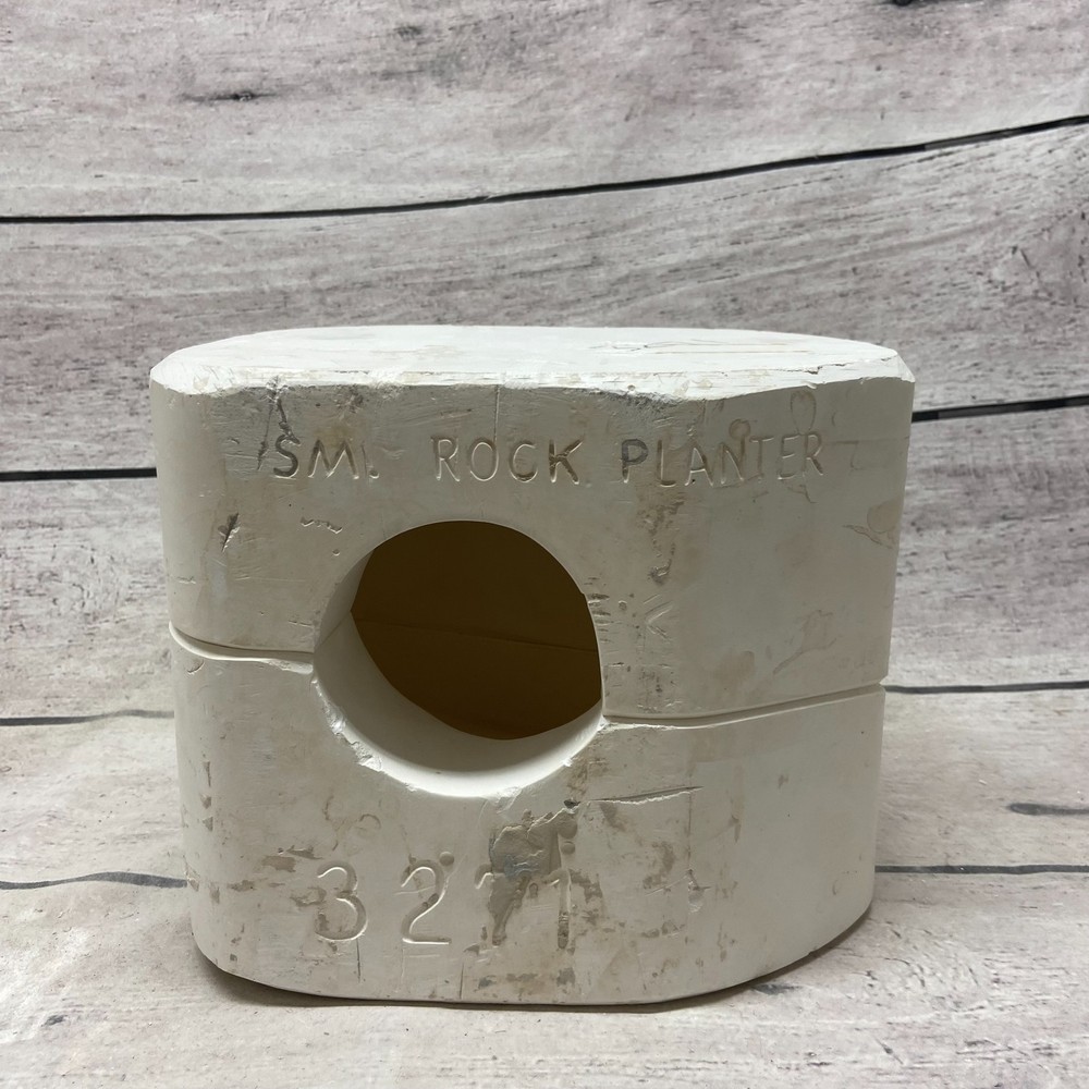 Kimple Ceramic Casting Mold Small Rock Planter #3271