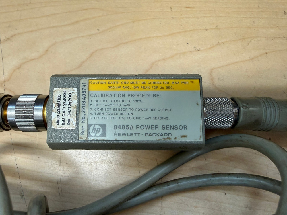 HP Hewlett Packard 8485A Power Sensor w/ 11730A Cable
