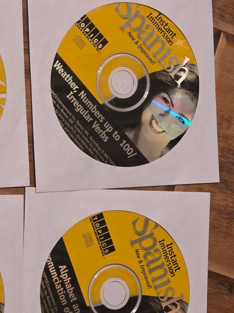 Spanish Language Instruction Software - 10 CD Set Topics Instant Immersion Audio