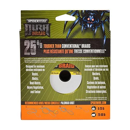 DuraBraid 10lb - 500yd Hi-Vis Yellow