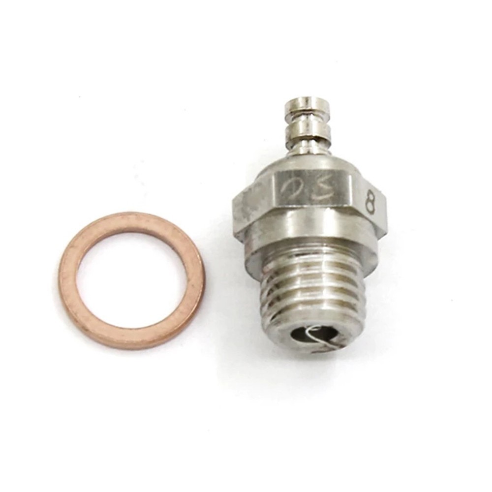 OS No.8 #8 Medium Nitro Glow Plug - 6 Pack