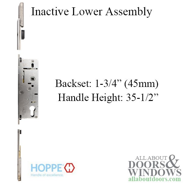 Hoppe Inactive Lower 45/92, 35.5" Handle