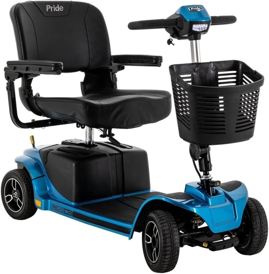 Pride Revo 2.0 4 wheel Scooter … (True Blue)