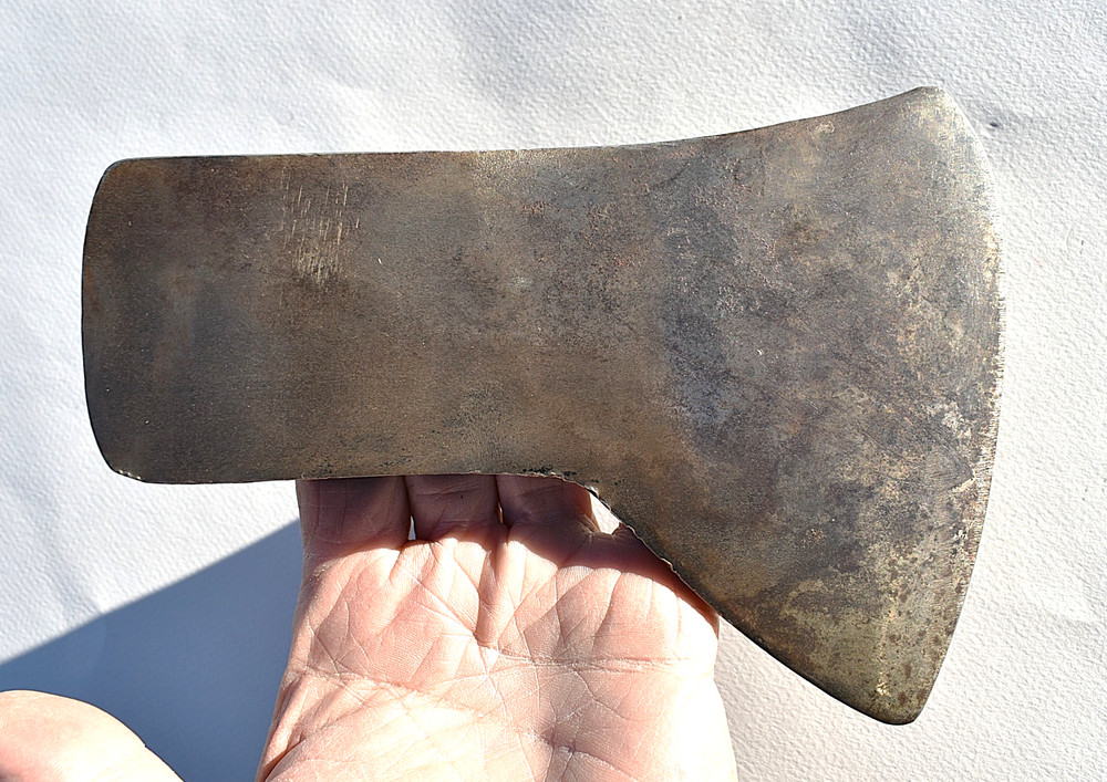 Vintage Beautiful True Temper Flint Edge Kelly Works Cedar Pattern Axe Head