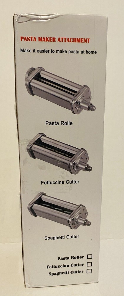Unbranded Pasta Roller Spaghetti Cutter Attachment Stainless