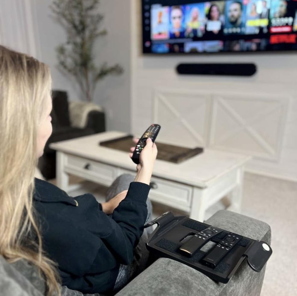 Couch Commander Remote Control Organizer Armrest Caddy for Sofa Chair