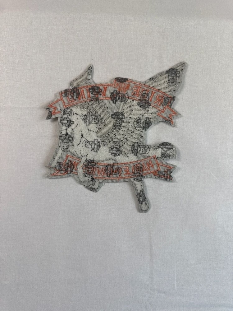 Harley-Davidson Ride With The Wind Pegasus Large Embroidered Back Patch