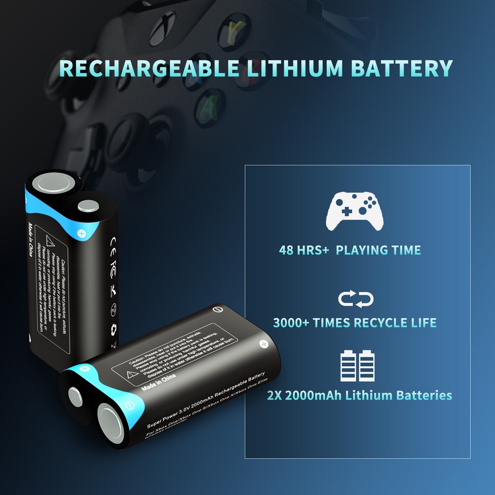 Lithium Rechargeable Xbox One Controller Battery Pack Xbox Series X/S Controller