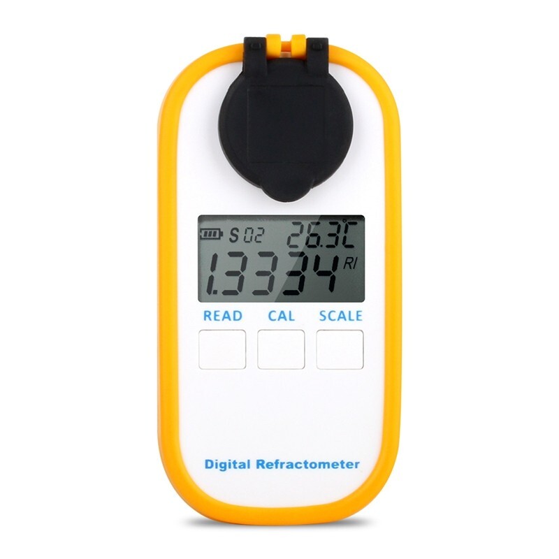 Digital Honey Refractometer Brix Meter Sugar Content Tester with Range 0 - 9