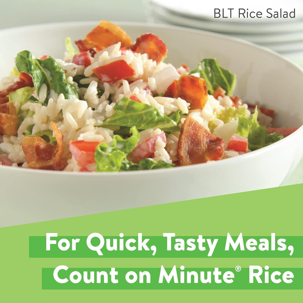 Instant White Rice, 72-Ounce Box, Light and Fluffy, for Quick Dinner Meals