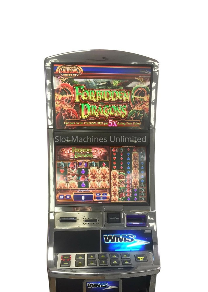 WMS WILLIAMS BLUEBIRD 2 VIDEO SLOT MACHINE "Forbidden Dragons"