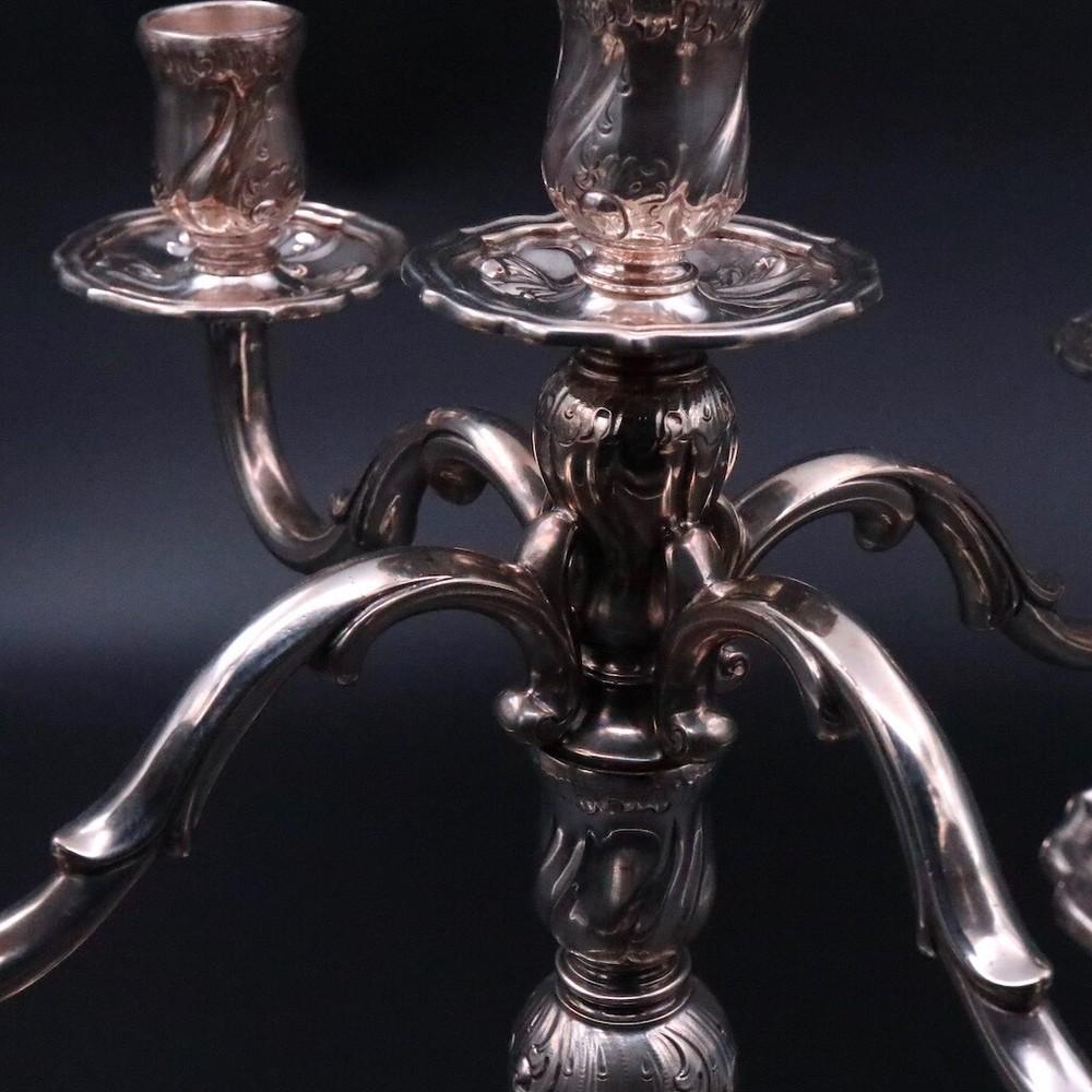 Danish Silver Five-Light Candelabra - 1933.