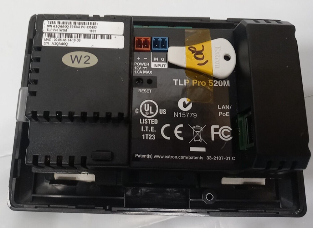 Extron TLP Pro 520M 5” Wall Mount Touch Link Pro Touchpanel Same as Pictures