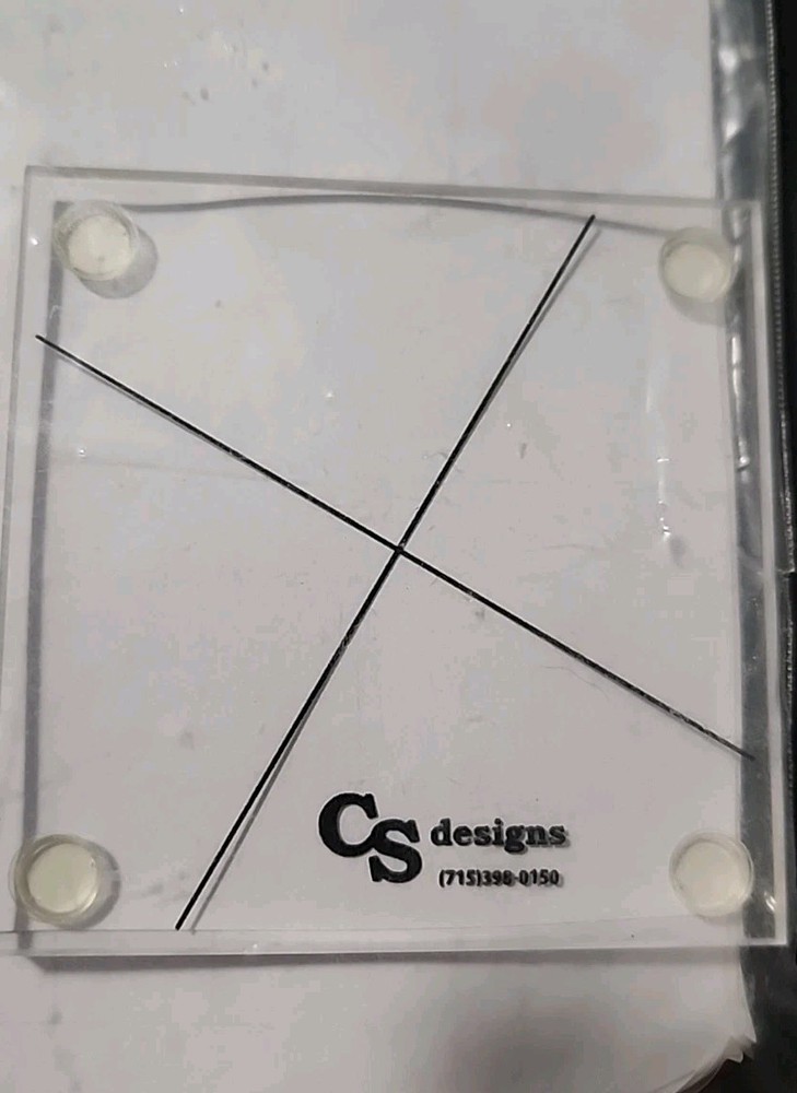 TWISTER TOOL & Lil' Twister includes instructions & Pattern For Layer Cake Quilt