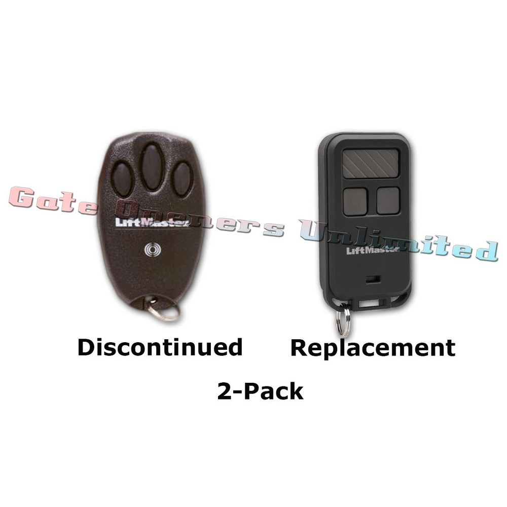Liftmaster 970LM 2-Pack Security+ 3-Button Remote Replaced by 890MAX 3-Button