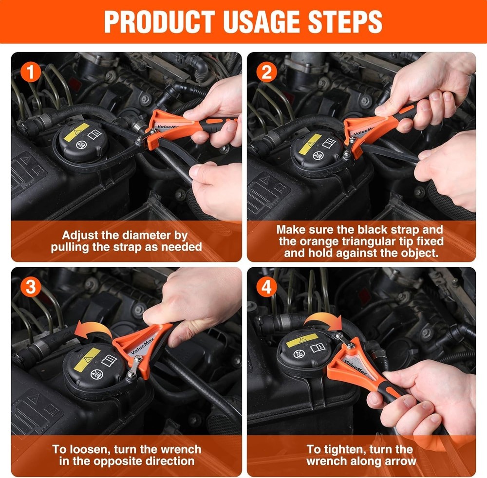 Multi-Functional Jar Opener - Strap Wrenches