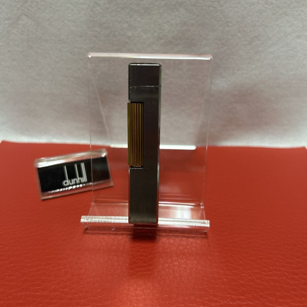Overhauled Dunhill Rollagas lighter Silver Gold d mark without box