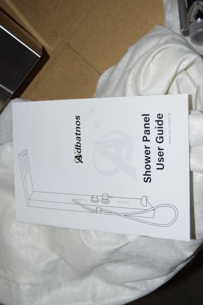 New! Adbatnos Shower Panel Multifunctional Multiple Head System Stainless TZ5802