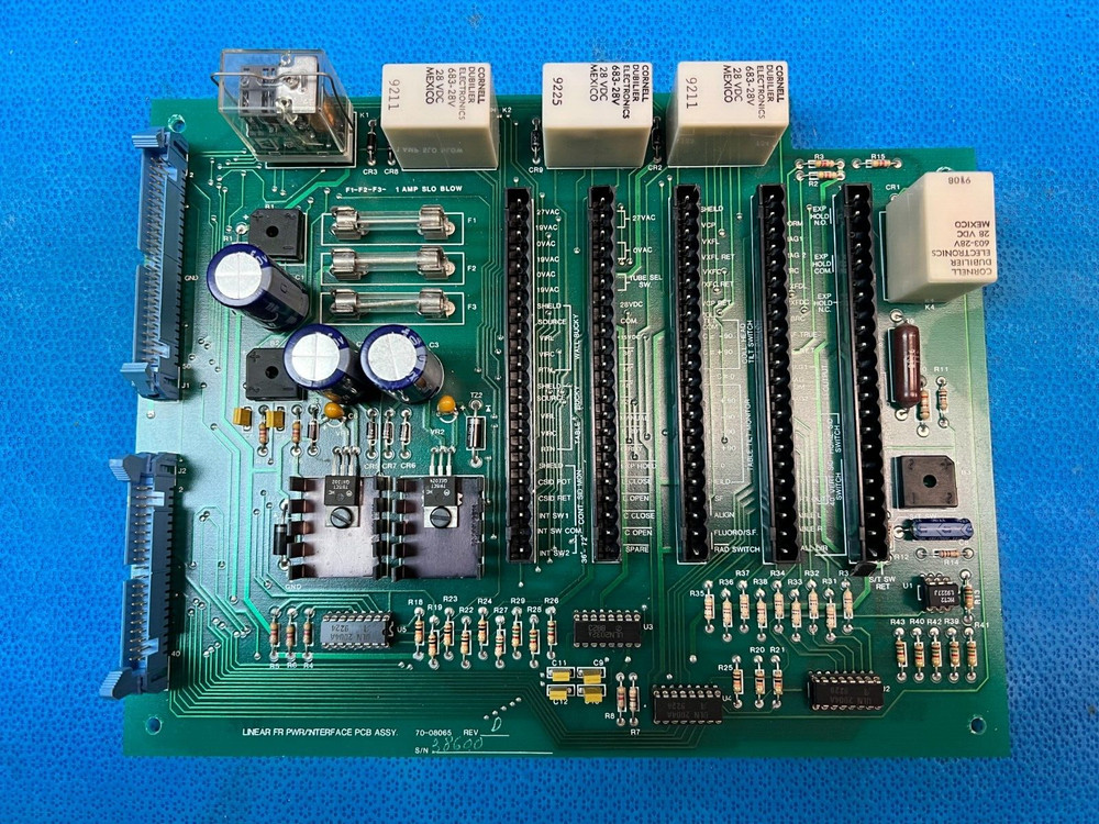 Linear FR PWR/interface pcb ASSY 70-08065 Rev D  (E054)