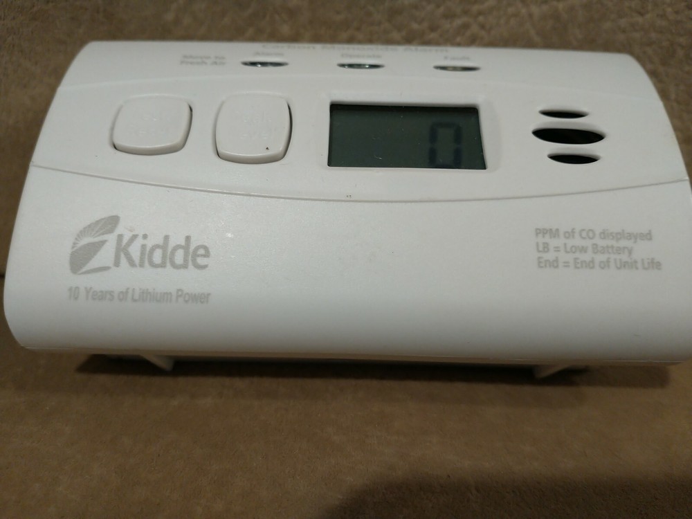 Kidde Carbon Monoxide Detector Digital Display 10 Yr Lithium Battery