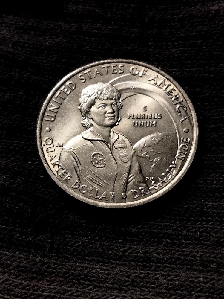 2022 P Sally Ride Quarter Struck Thru Error