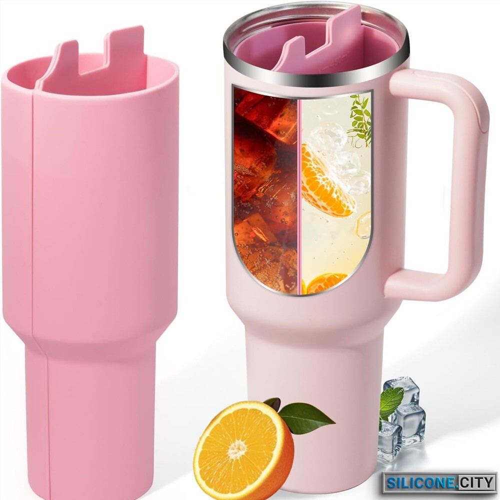 Stanley Cup Divider Insert - Two Drinks One Cup Silicone Divider Liner for 40...