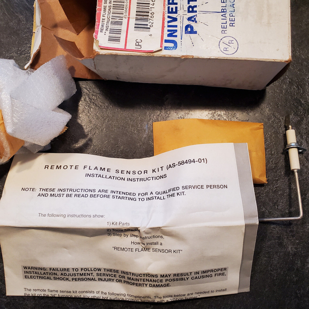 Universal Parts AS-58494-01 Remote Flame Sensor Kit