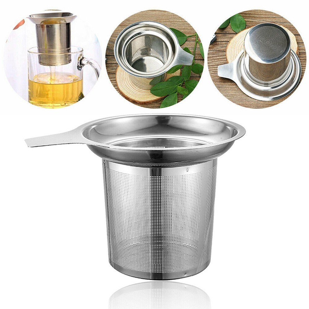 Tea Infuser Tea Leak 304 Stainless Steel Humanized Handle Mesh Strainers