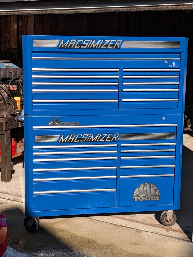 MAC Tools MACSIMIZER MB1850 & MB1855 22 Drawer Stacker Toolbox W/ NEW LOCKS