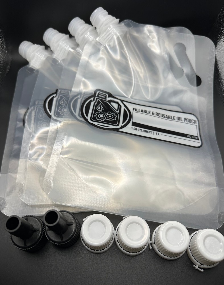 Refillable, easy squeeze  Oil Pouch