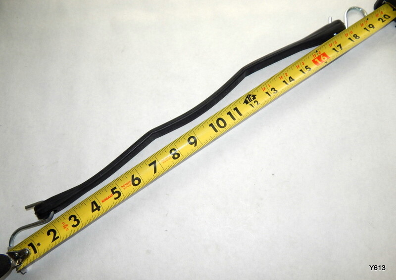 20" OAL Rubber Tie Down Bungee Strap