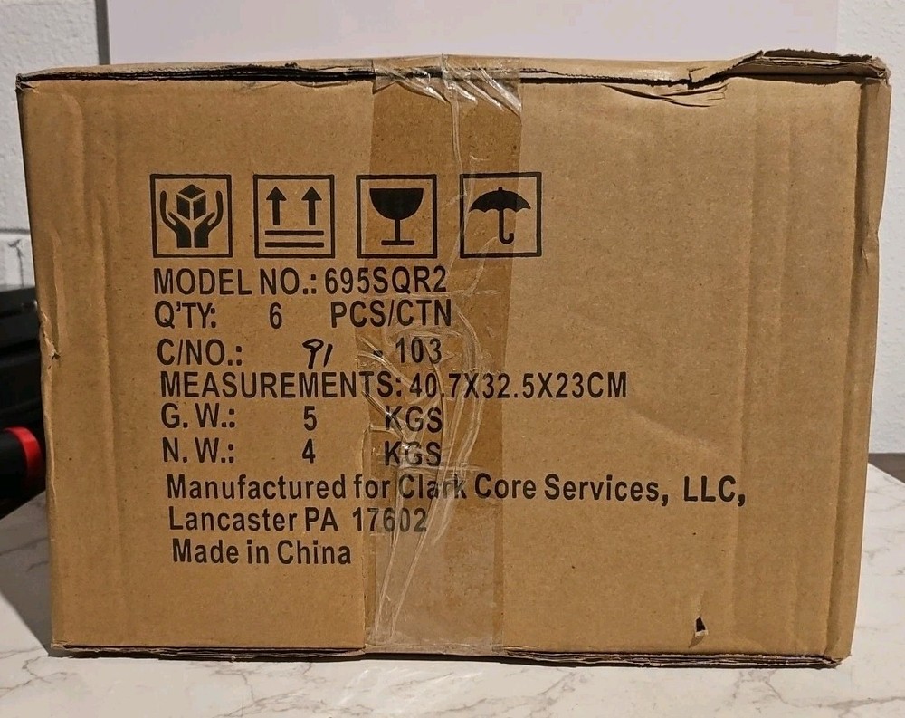 6 Pack LED Emergency Exit Light Adjustable 2 Head With Battery Back-up UL 924