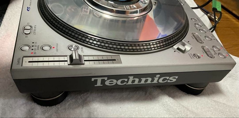 Technics SL-DZ1200 Silver Digital Direct Drive DJ Turntable System Working Used