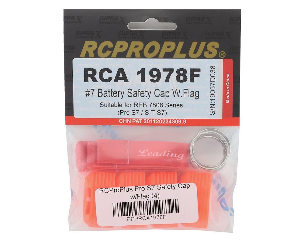 RCPROPLUS Pro S7/D7 Safety Cap w/Flag (4) [RPPRCA1978F]