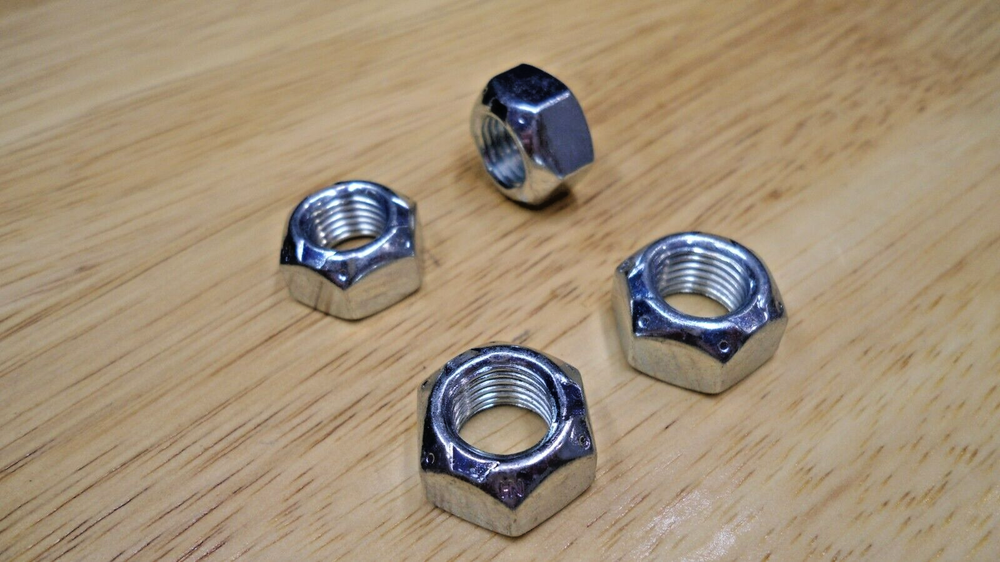 (GRADE 8) CONTROL ARM LOCK NUTS! FOR CAMARO FIREBIRD NOVA CHEVELLE SS ETC (4pcs)