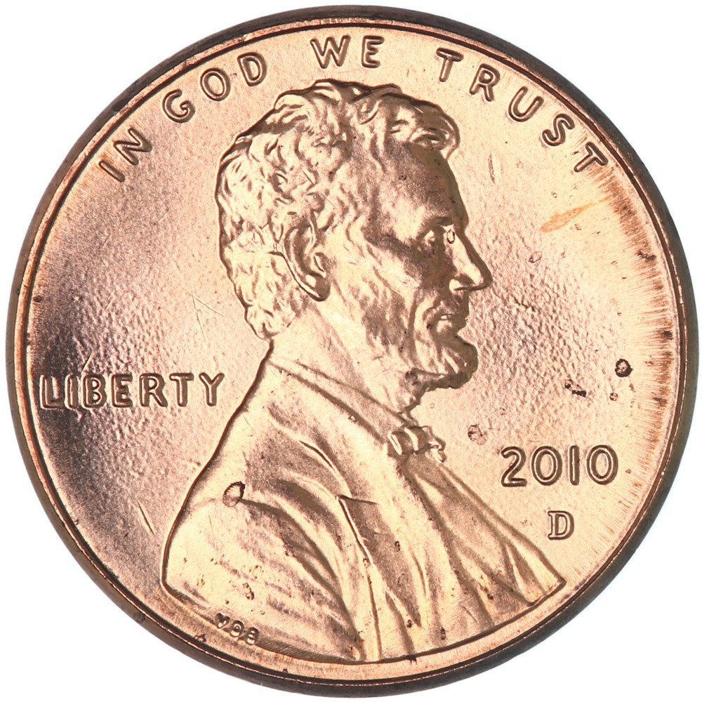 2010 D Lincoln Shield Cent BU Penny US Coin