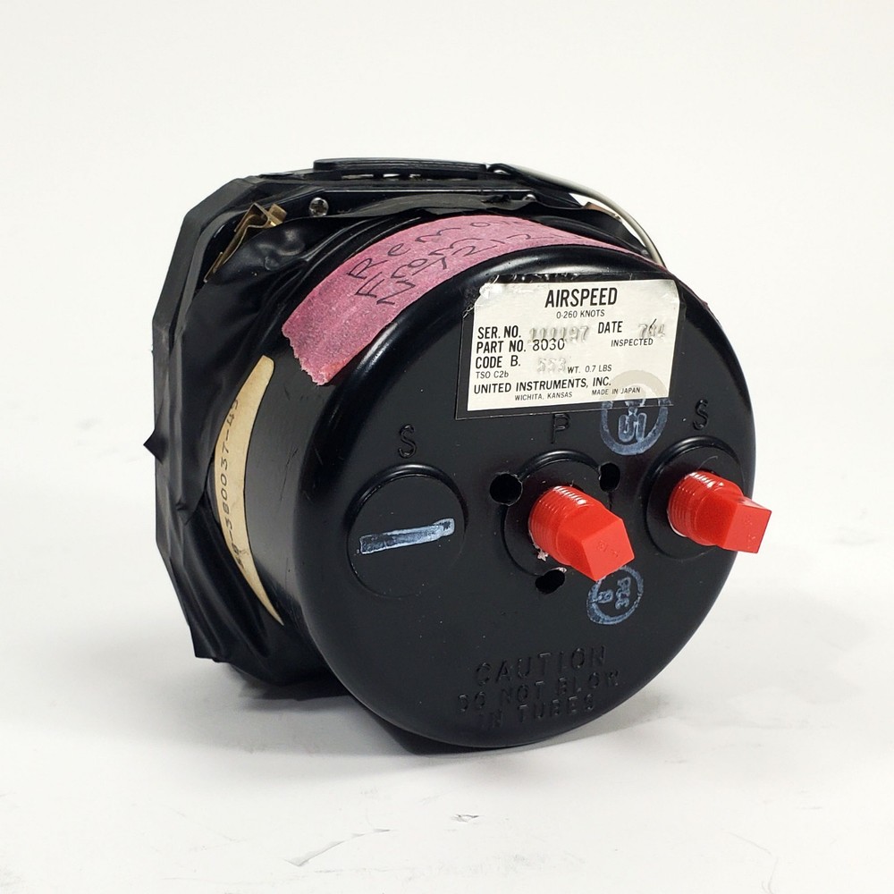United Instruments Airspeed Indicator - PN: 8030 (Code: B. 553)