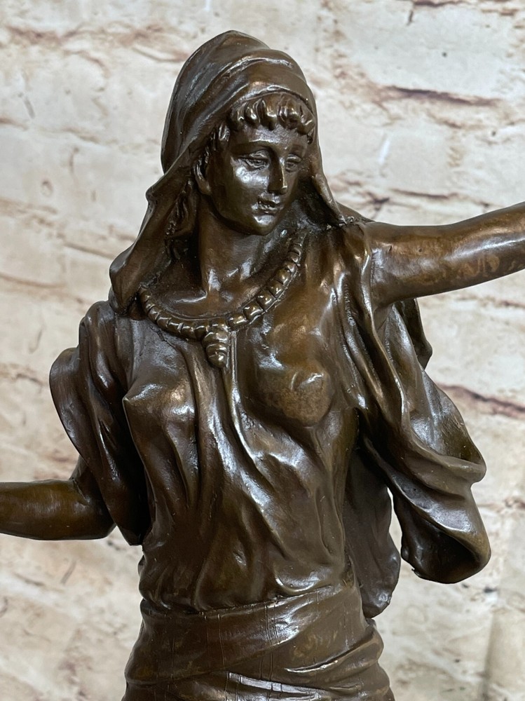 Persian Middle Eastern Dancer 100% Genuine Bronze Lost Wax Method