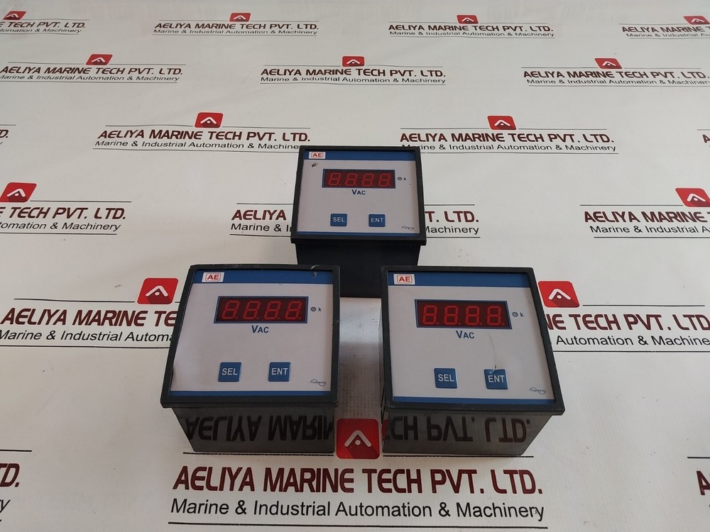 Automatic electric digital ac voltmeter 0-500.0 vac