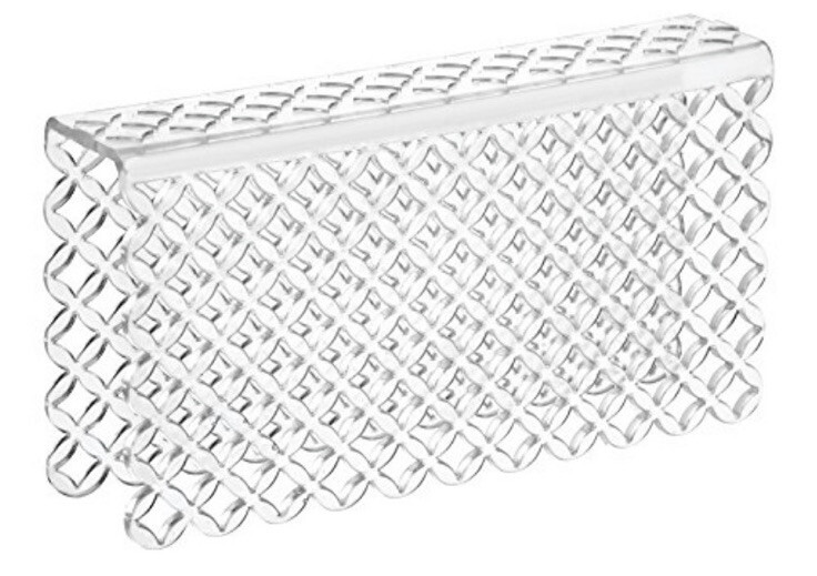 InterDesign Euro Kitchen Sink Divider Protector mat clear 12.25inx9in.