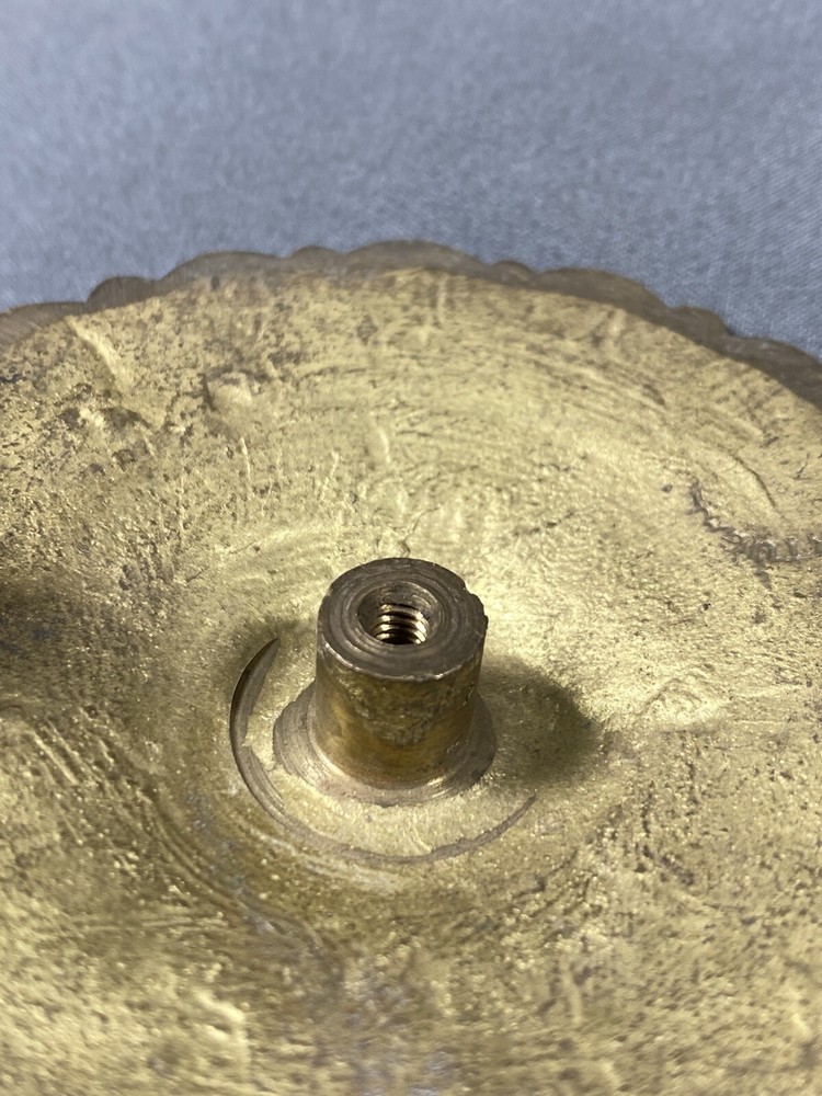 Ornate Solid Brass Round 3” Drawer Pull Portugal