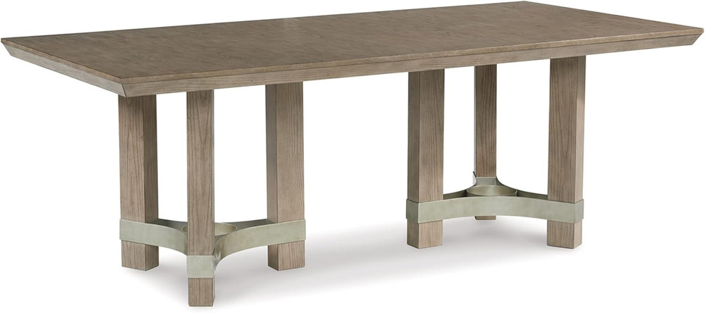 Chrestner Modern Brown Rectangular Dining Table for Stylish Dining Spaces